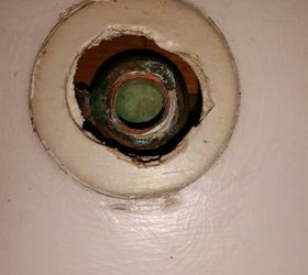 Shower pipe broke off, I need to remove old pipe out to put the new