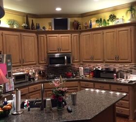 Decorating Open Area Above Kitchen Cabinets Hometalk