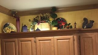 Decorating Open Area Above Kitchen Cabinets Hometalk