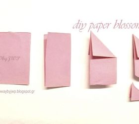 diy crafts easy paper cherry blossoms, crafts, easter decorations, flowers, how to, seasonal holiday decor