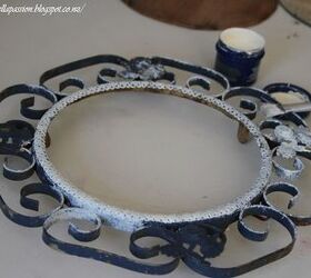a little shabby mirror painted repurposed, crafts, how to, repurposing upcycling, shabby chic