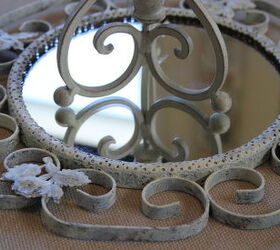 a little shabby mirror painted repurposed, crafts, how to, repurposing upcycling, shabby chic