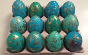 Gorgeous Gilded Easter Eggs