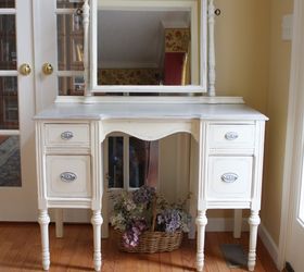 the special vanity, chalk paint, painted furniture, repurposing upcycling, shabby chic