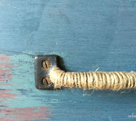twine wrapped handles an easy update to old hardware, crafts, painted furniture, repurposing upcycling