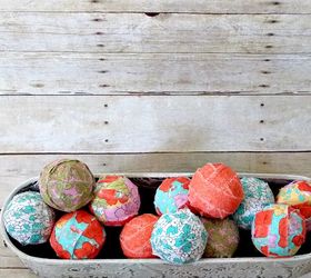 diy fabric covered balls, crafts, how to, repurposing upcycling