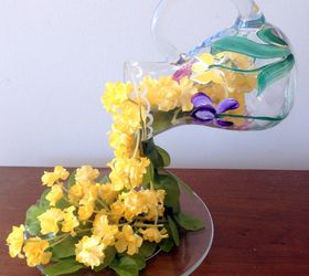april showers flowing flowers diy, crafts, flowers, how to, repurposing upcycling