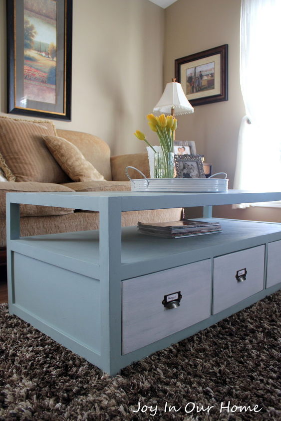 diy coffee table, diy, painted furniture, woodworking projects