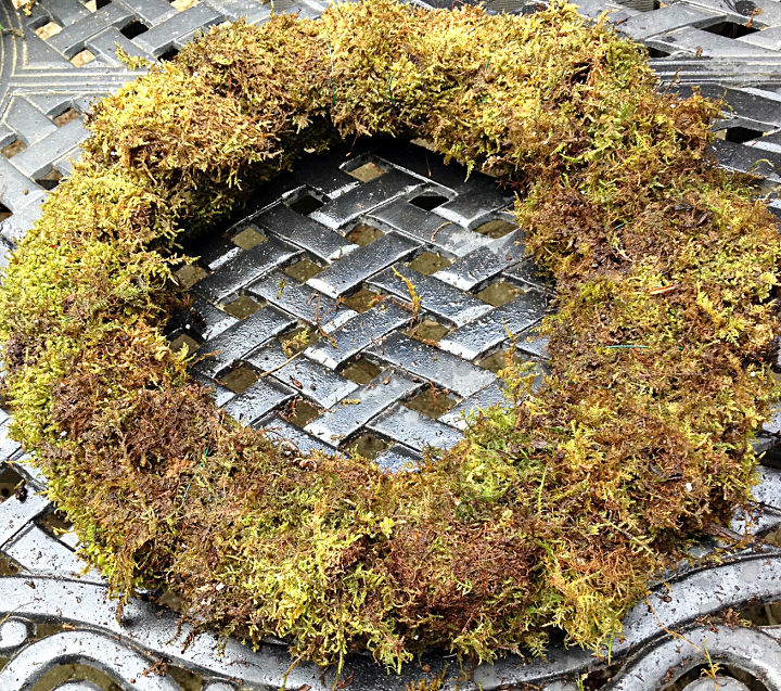 how to make a living herbal wreath, crafts, gardening, how to, wreaths