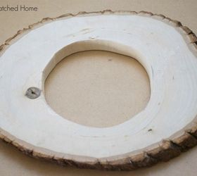 wood slice hanging planter, container gardening, crafts, gardening, how to, woodworking projects