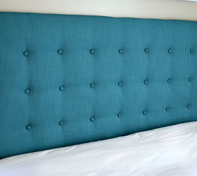 how to tuft a headboard, bedroom ideas, how to, painted furniture