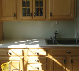 faux counters still look great after 3 years, countertops, how to, kitchen design, Here s the counter when it was white