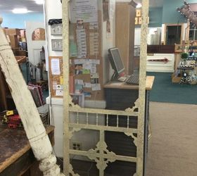 vintage screen door given new life, It has potential And great detail