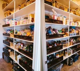 easy pantry make over, closet, kitchen cabinets, organizing, storage ideas