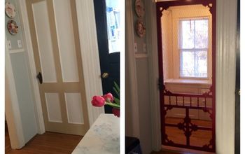 Vintage Screen Door Given New Life!