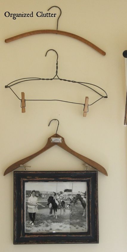 vintage clothes hanger frame photo display, crafts, repurposing upcycling, wall decor