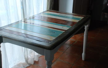 Striped French Farmhouse Table
