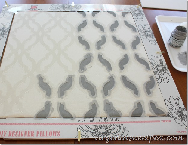 stenciled accent pillows a giveaway, crafts, how to, reupholster