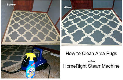 como limpiar una alfombra con vapor
