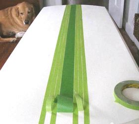 grain sack striping on furniture quick and easy, how to, painted furniture