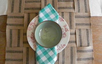 Shabby Chic Woven Jute Placemats