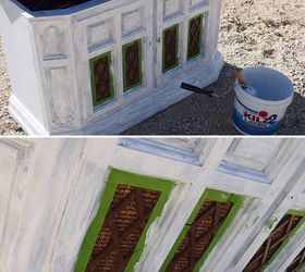 side of the road gem re purposed, painted furniture, repurposing upcycling