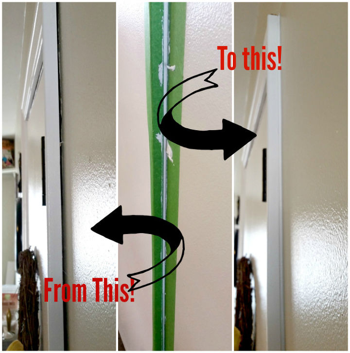 fixing the gap in trim, doors, flooring, home maintenance repairs