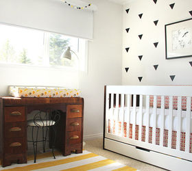 modern nursery makeover, bedroom ideas, diy, wall decor