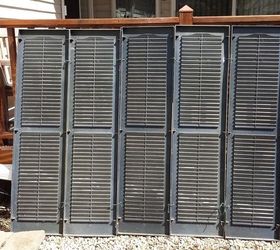 outdoor repurpose shutter screen, gardening, outdoor living, repurposing upcycling