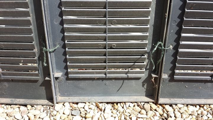 outdoor repurpose shutter screen, gardening, outdoor living, repurposing upcycling