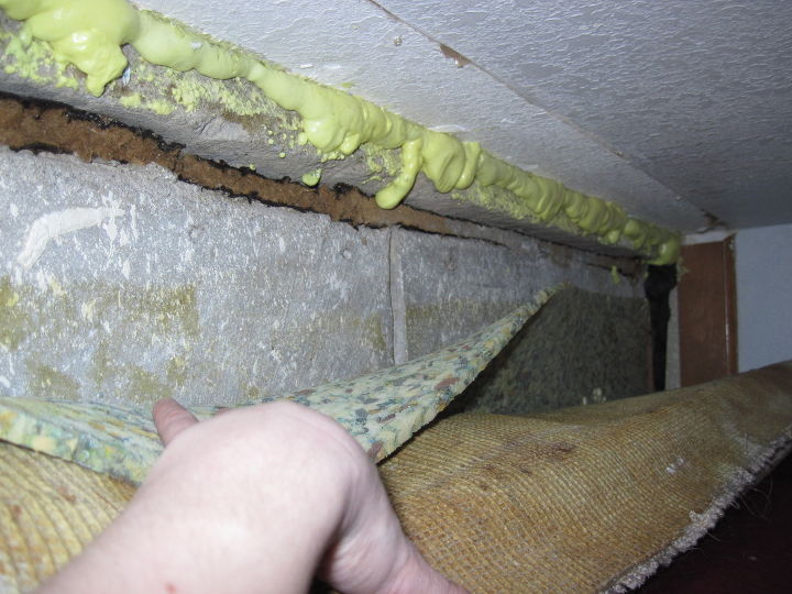 q basement expansion joint repair, basement ideas, home improvement, home maintenance repairs