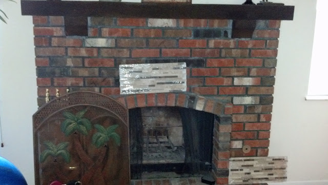 1970 S Brick Fireplace Diy Makeover Hometalk