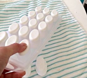 diy fizzing toilet cleaning tablets, bathroom ideas, cleaning tips, go green, repurposing upcycling