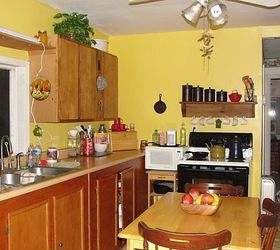 q white cabinets, kitchen cabinets, kitchen design, paint colors, painting, We did have it yellow but hated it
