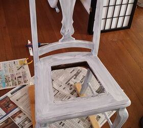 curbside cast out becomes a pretty little lady, chalk paint, painted furniture, repurposing upcycling