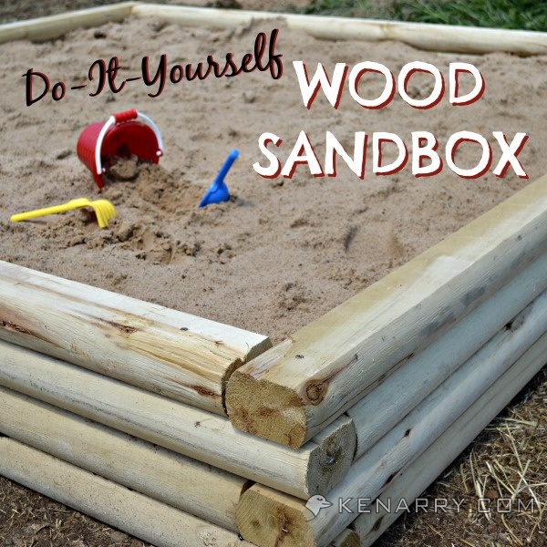 diy wood sandbox, how to, outdoor living, woodworking projects