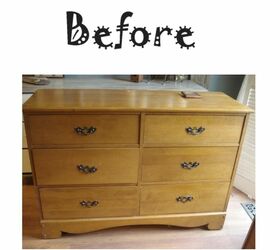 Refinished Dresser In Black And White Hometalk