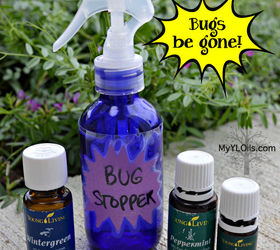 diy all natural non toxic bug spray using essential oils, go green, how to, outdoor living, pest control
