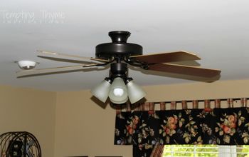 Giving an Outdated Ceiling Fan a Little Face Lift!