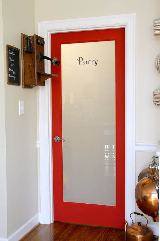 update a room with a painted door, closet, doors, kitchen design, painting