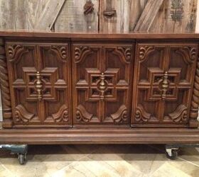Vintage Ornate Media Console Hometalk