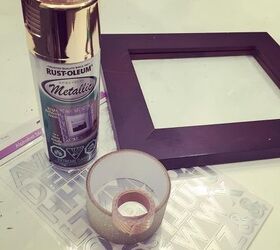 diy gold picture frame sing tutorial, crafts, how to