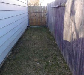 q what to do with five feet next to garage for covered storage, garages, storage ideas, Next to the garage
