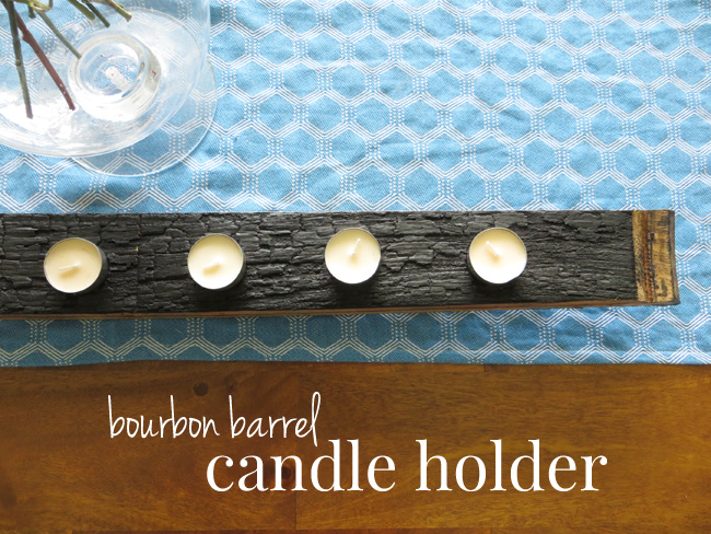 diy bourbon barrel candle holder, crafts, how to, repurposing upcycling, woodworking projects