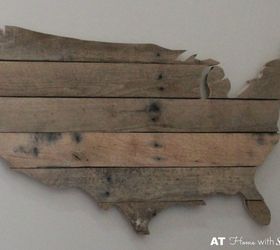 usa pallet wall art, how to, pallet, patriotic decor ideas, seasonal holiday decor, wall decor, woodworking projects