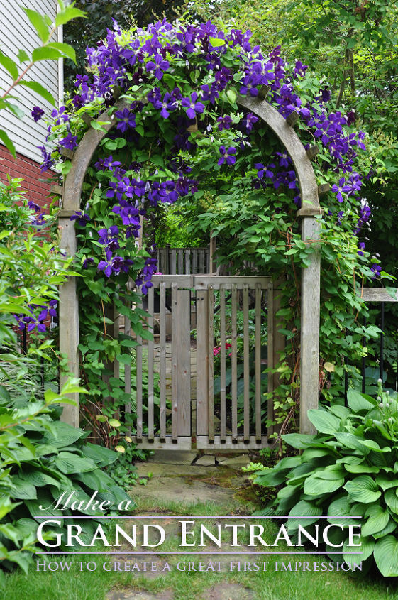 how to create a stunning entrance for your garden, gardening, how to, outdoor living