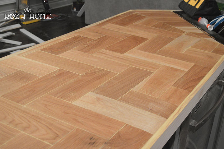 pallet island kitchen diy Wood Counters Herringbone DIY Hometalk pallet island kitchen diy Wood Counters Herringbone DIY Hometalk