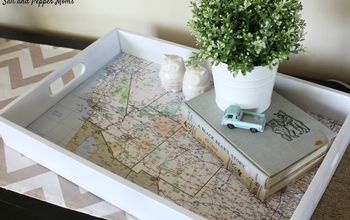 Road Map Serving Tray