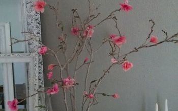 Dollar Store Cherry Blossom Flowers - DIY