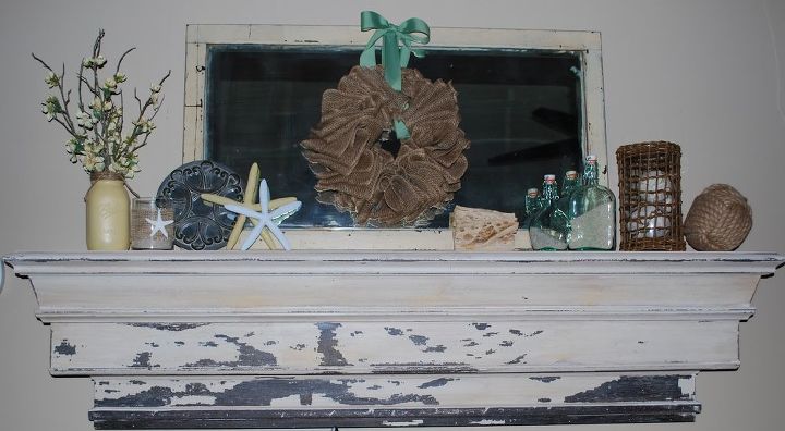 life to old things, chalk paint, fireplaces mantels, repurposing upcycling